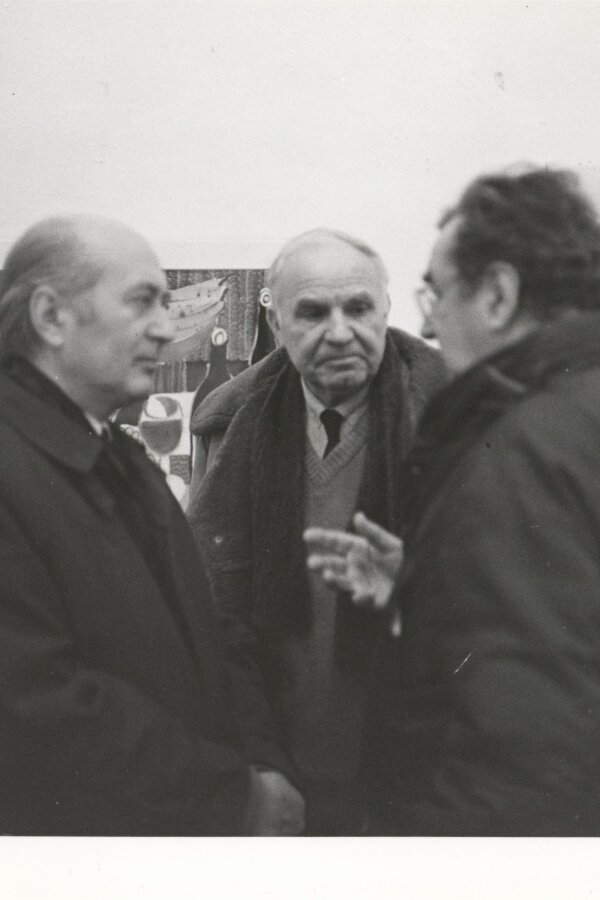 zleva: Rudolf Štursa, Miloslav Doležal, Bohumil Marčák